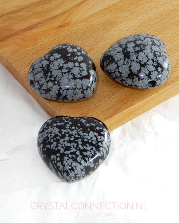 Obsidiaan doorboorde hanger