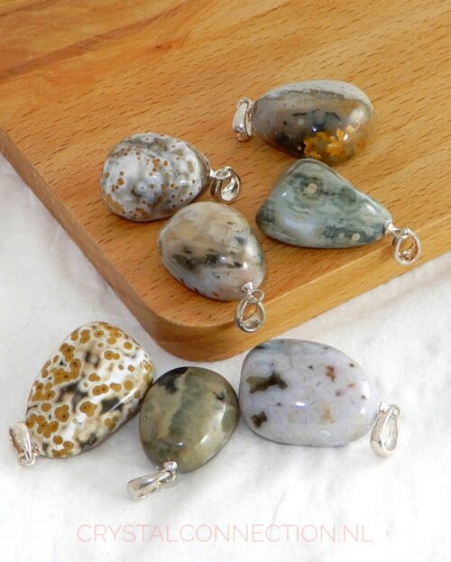 Oceaan jaspis hanger