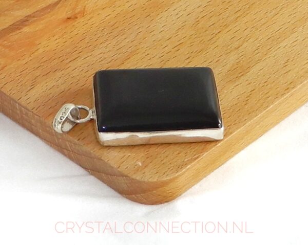 onyx-hanger-zilver-no2-zij2 Onyx zilveren hanger