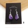 Amethist oorhanger zilver
