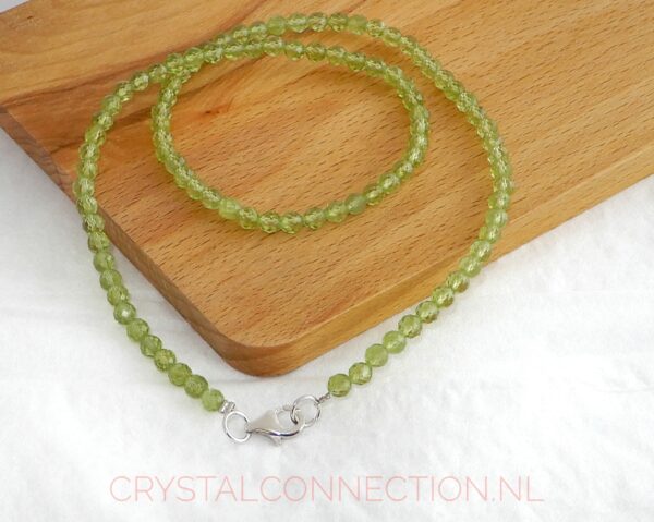 peridoot-ketting-facet-4mm Peridoot armband