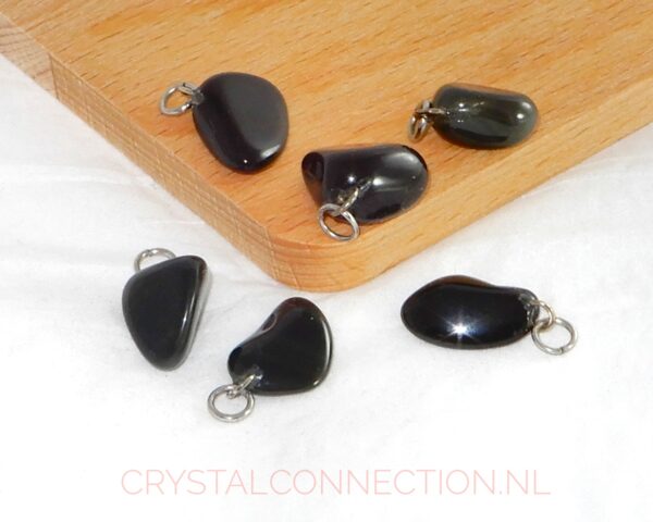 Obsidiaan Regenboog hanger