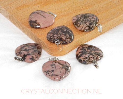 rhodoniet-hanger-hartje-2cm Rhodoniet hanger hartje