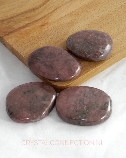 Rhodoniet schijfsteen