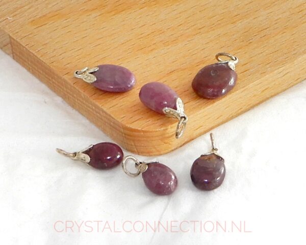 robijn-hanger-handgeslepen-klein Robijn hanger