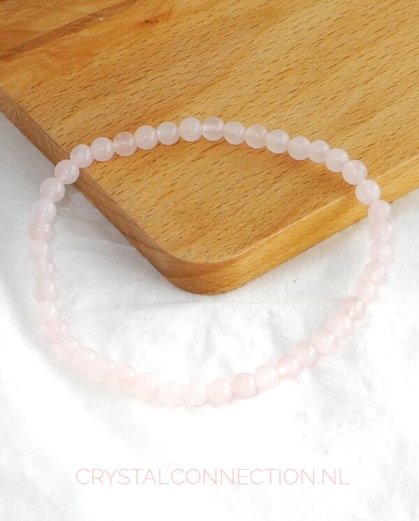 rozekwarts-armband-kogel-4mm Rozekwarts armband
