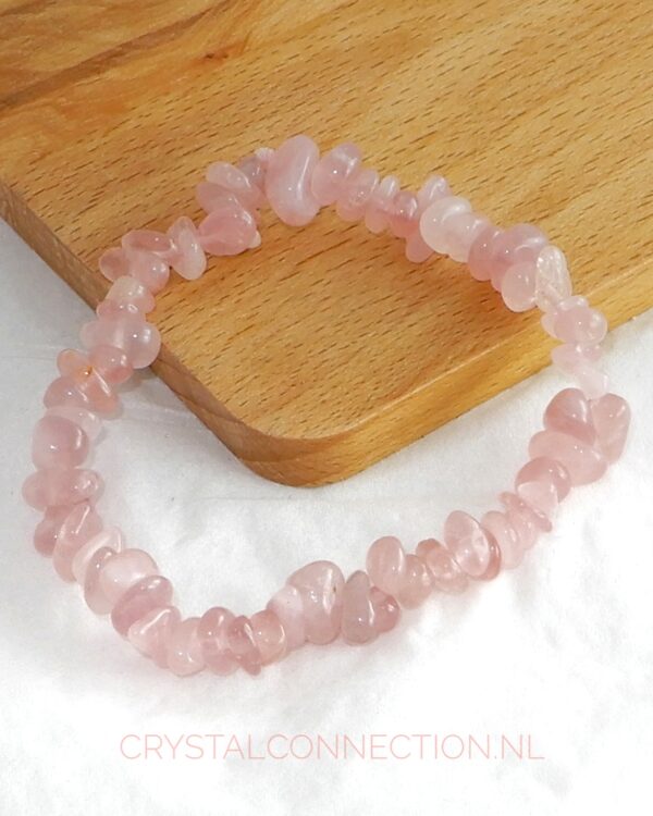 rozekwarts-armband-trommelsteen-akwaliteit Rozekwarts armband
