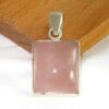 rozekwarts-hanger-zilver-no1 Rozekwarts zilveren hanger