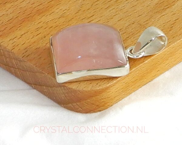 rozekwarts-hanger-zilver-no1-zij1 Rozekwarts zilveren hanger