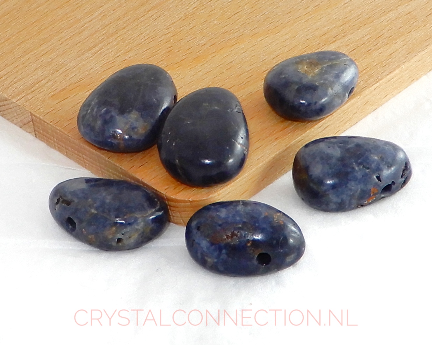 Saffier doorboorde hanger