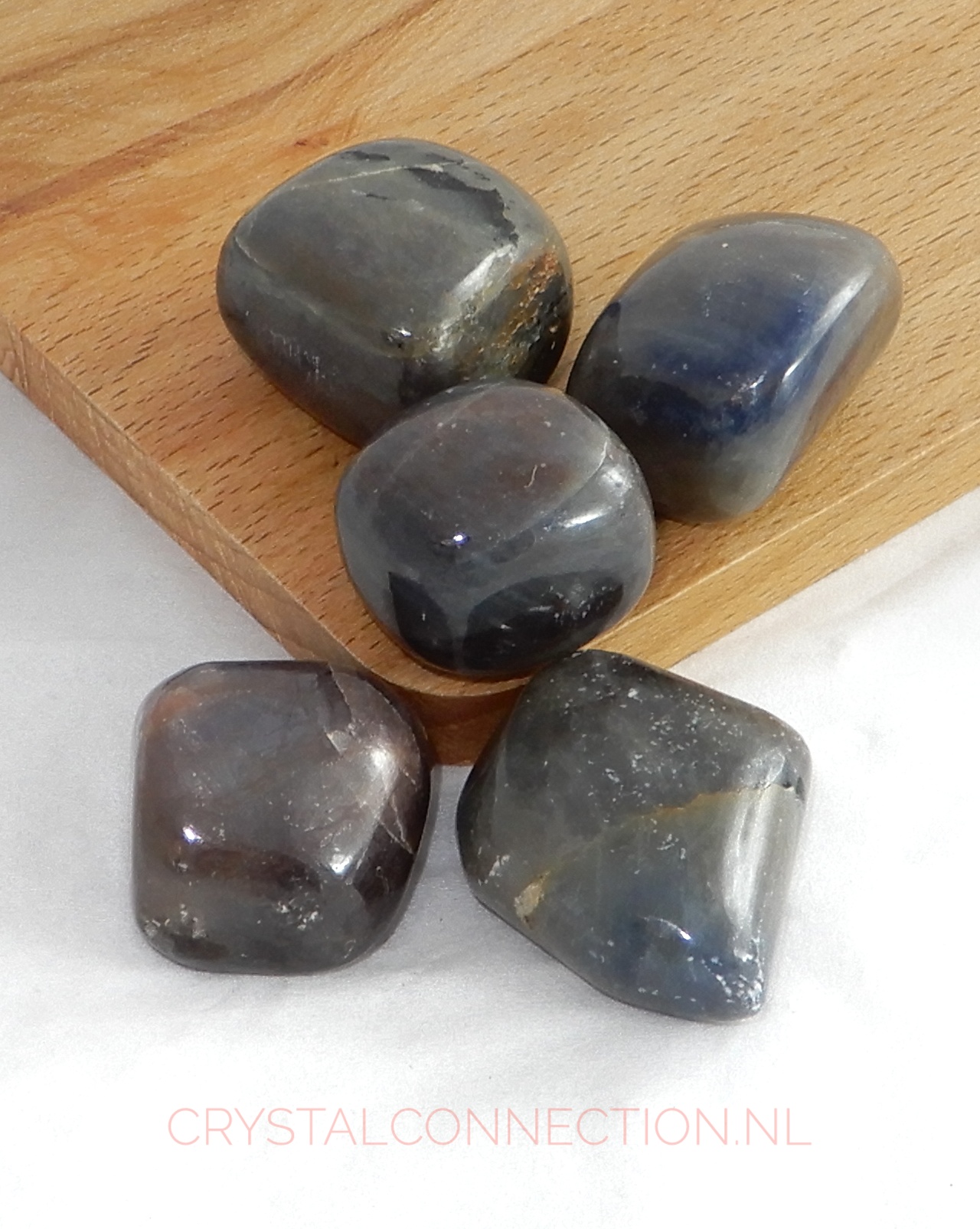 Saffier trommelsteen