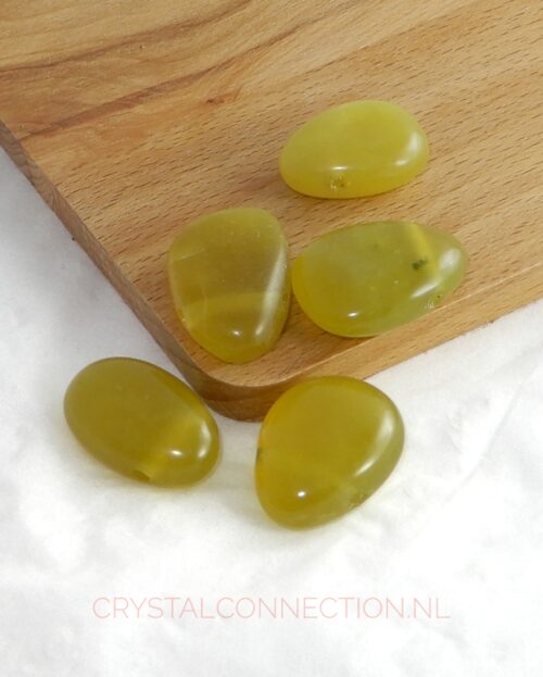 Serpentijn doorboorde hanger