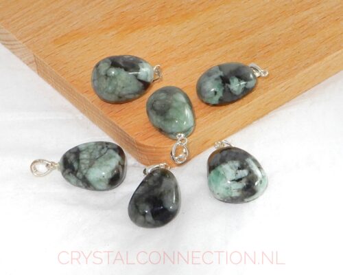 smaragd-hanger-zilv-oogje Smaragd hanger