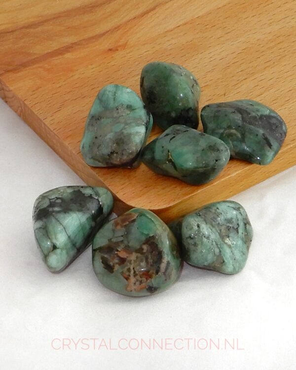 Smaragd trommelsteen