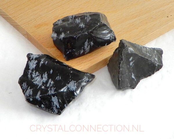 Sneeuwvlok obsidiaan ruw