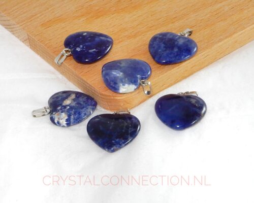 sodaliet-hanger-hartje-2cm Sodaliet hanger hartje