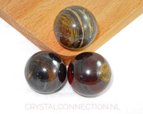tijgerijzer-bol-2cm Tijgerijzer bol