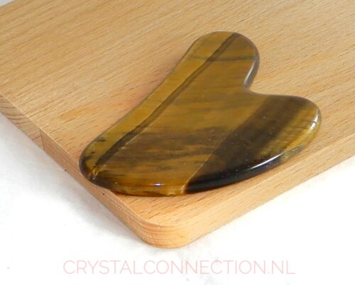 Tijgeroog Gua Sha massagesteen