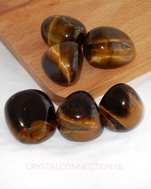 Tijgeroog trommelsteen