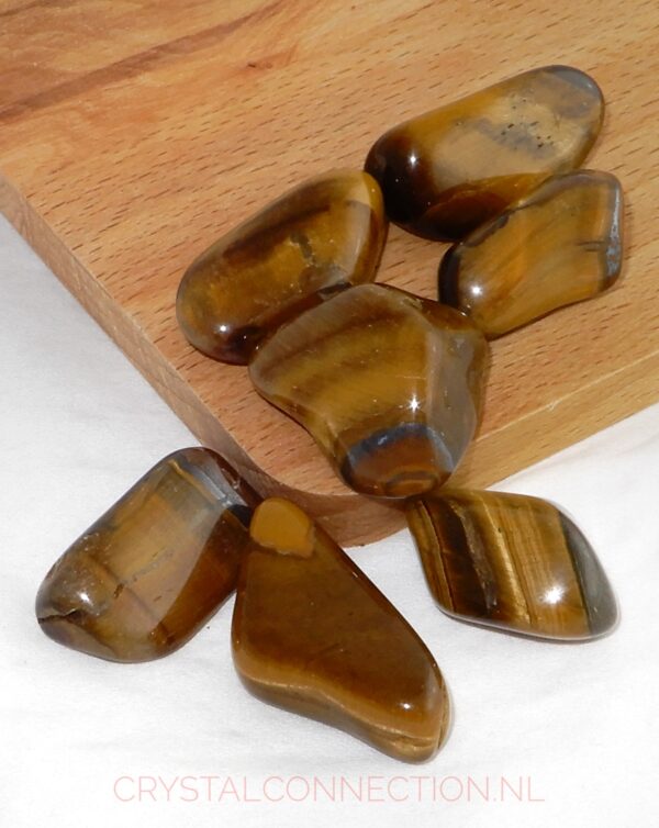 Tijgeroog trommelsteen