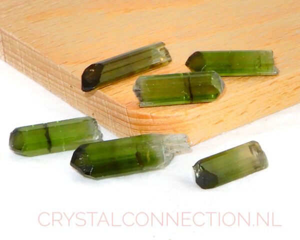 Toermalijn groen staafje helder