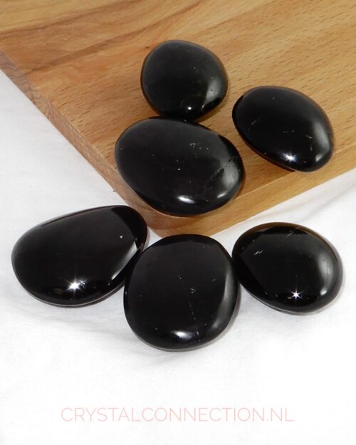 Toermalijn zwart schijfsteen