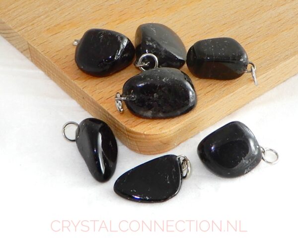 Toermalijn hanger zwart