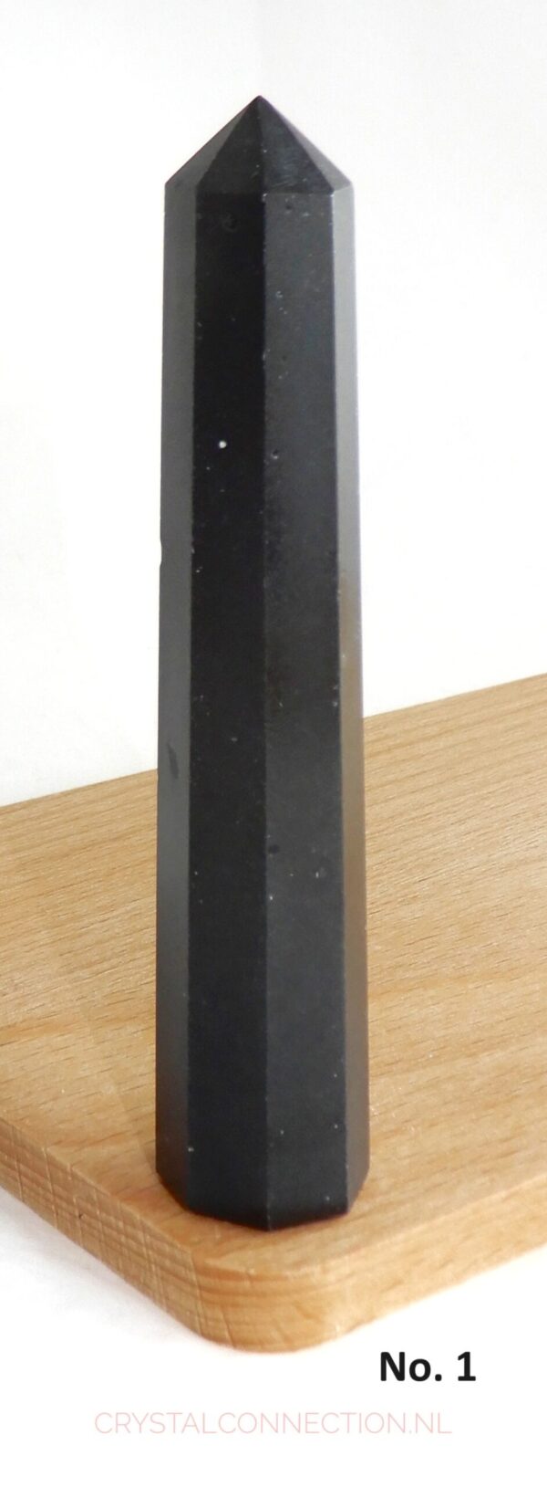 Toermalijn zwart obelisk geslepen vorm