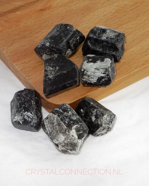 Toermalijn zwart dubbeleinder