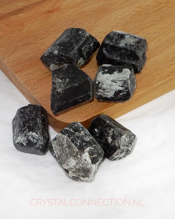 Toermalijn zwart dubbeleinder