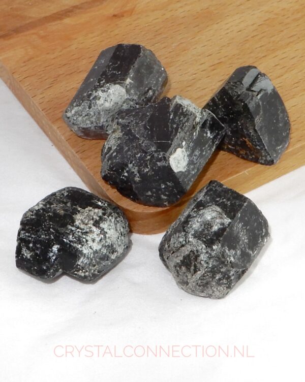 Toermalijn zwart dubbeleinder