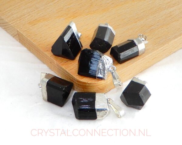 Toermalijn hanger zwart