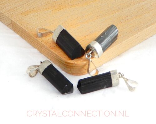 Toermalijn hanger zwart