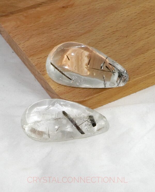 Toermalijnkwarts doorboorde hanger