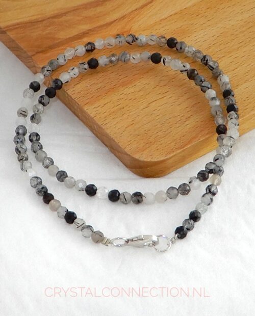 toermalijnkwarts-ketting-facet-4mm Toermalijnkwarts ketting