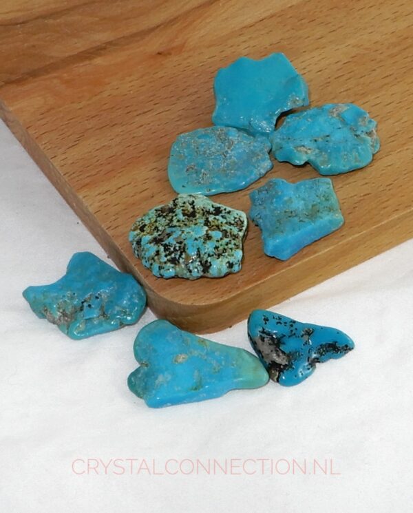 Turkoois trommelsteen