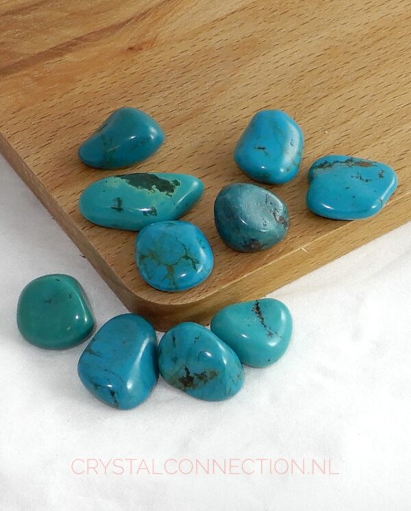 Turkoois trommelsteen
