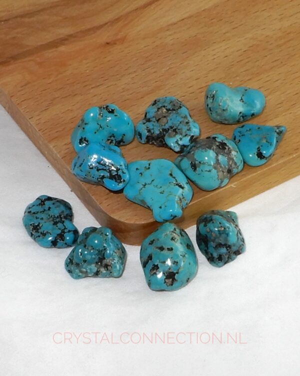Turkoois trommelsteen