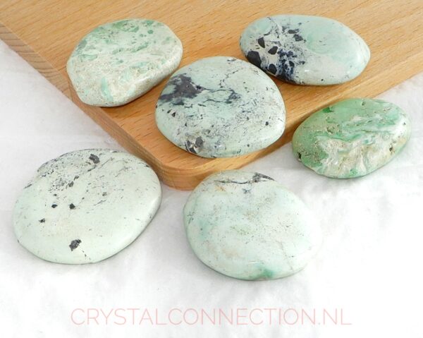 varisciet-schijfsteen Varisciet trommelsteen