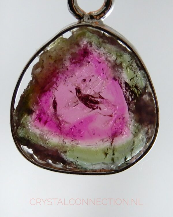 Toermalijn watermeloen hanger