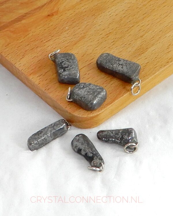 Zilver in dolomiet hanger