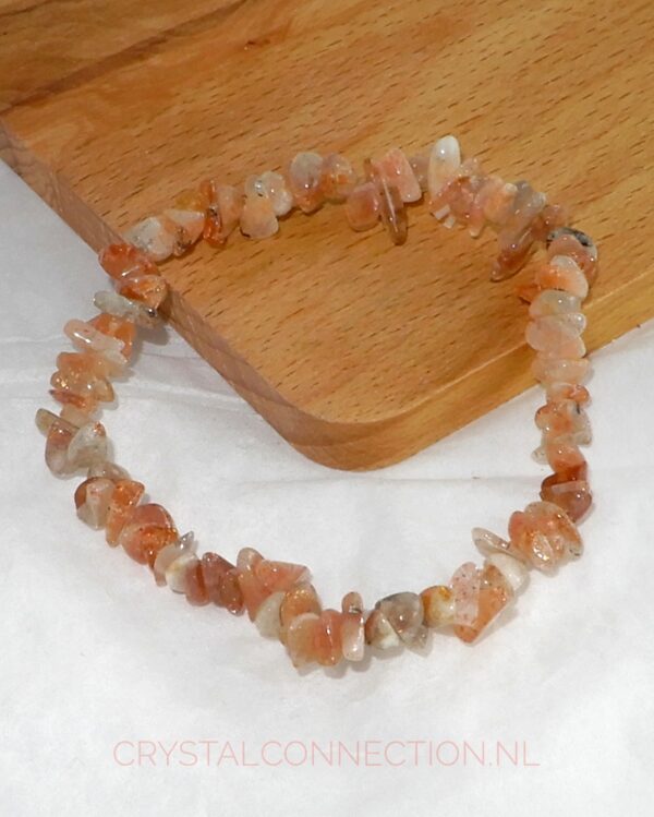 zonnesteen-armband-split Zoïsiet-robijn armband