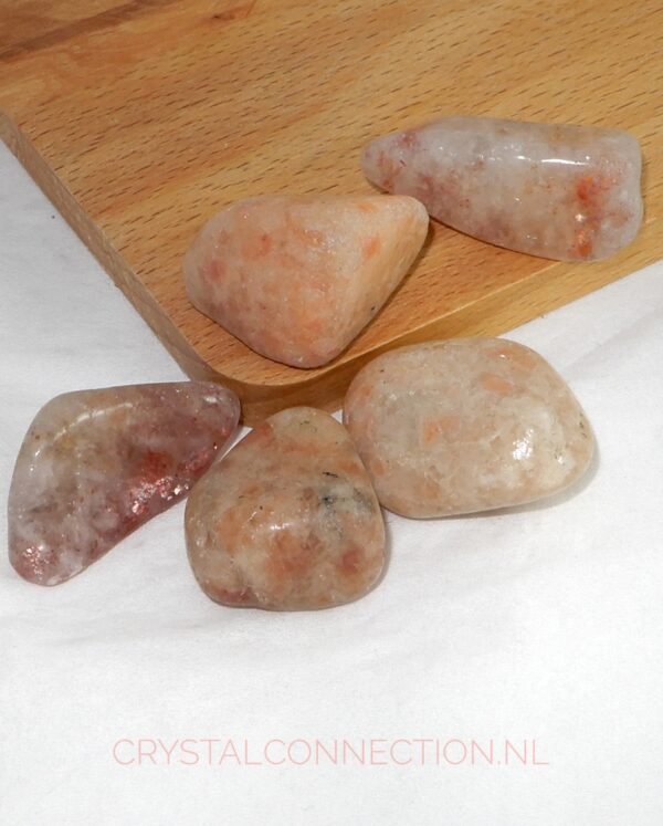 Zonnesteen trommelsteen