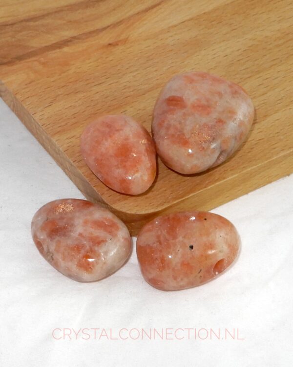 Zonnesteen trommelsteen