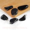 zwarte-obsidiaan-hanger Obsidiaan goud-zilver-zwart hanger