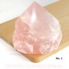 rozekwarts-geslepen-staand-no1 Rozekwarts punt geslepen staand